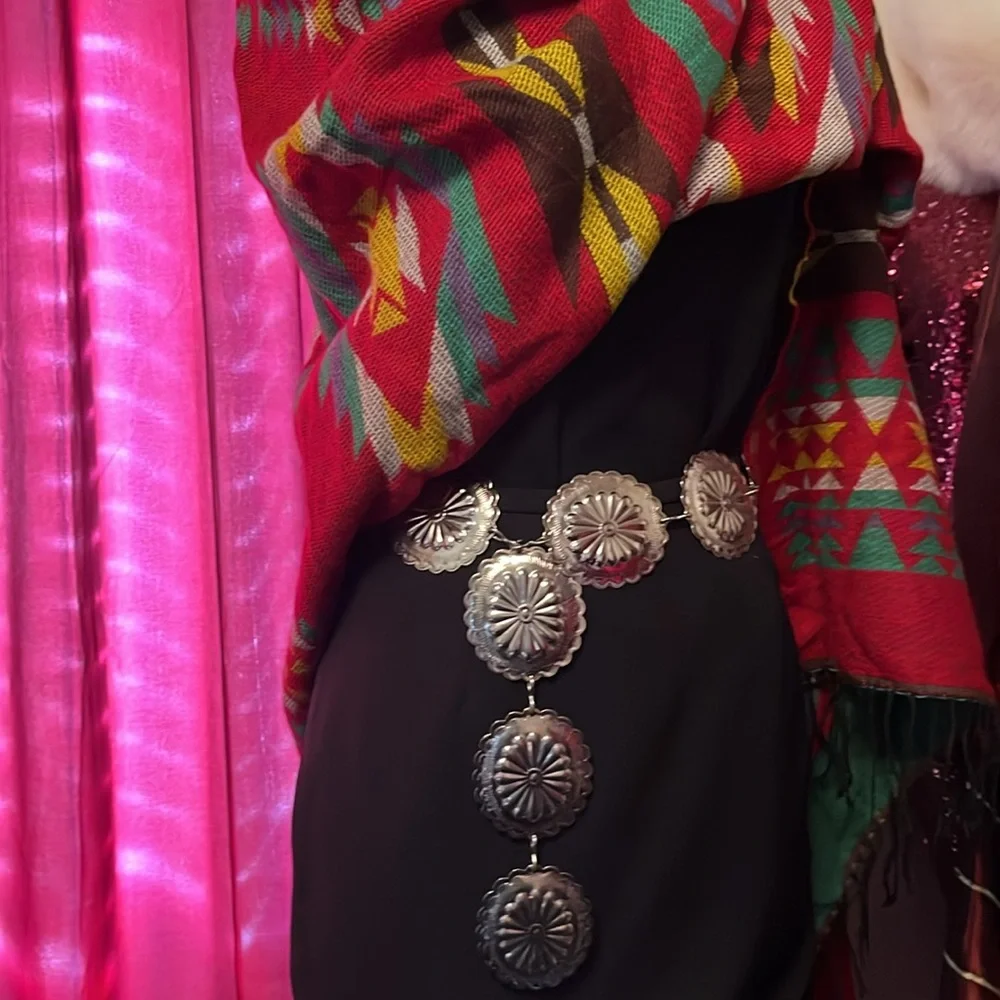 Silver Concho Belt - Picture 3 of 7